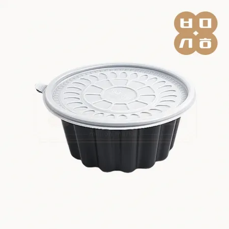 [CN]195파이 우동용기 대(흑색) 200개세트