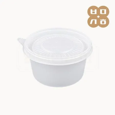[BFP-450]원형 반죽용기 (반투명) 800개세트(몸통+뚜껑)