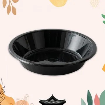 KH 210파이 사출 중화용기 소(흑색) 400개
