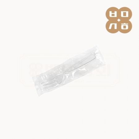 [TY] 일회용 샐러드포크 개별포장 투명 1박스4000개