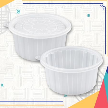 [JH] 일회용 158파이 신형 삼계탕용기 중 반투명 400개세트