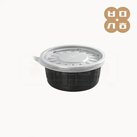 [AJ]일회용 105파이 PS국물용기(흑색) 소 1000개 세트 (합포장)