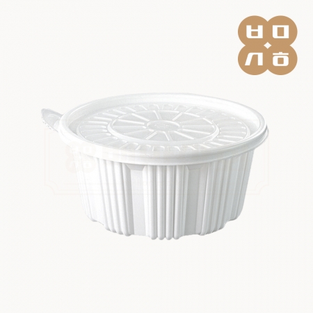 [JH] 일회용 225파이 탕용기 신형 중 백색 200개세트