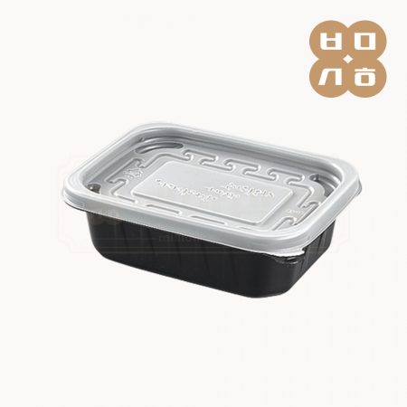 [JH] 일회용 반찬용기 미니죽용기 300ml 흑색 600개세트