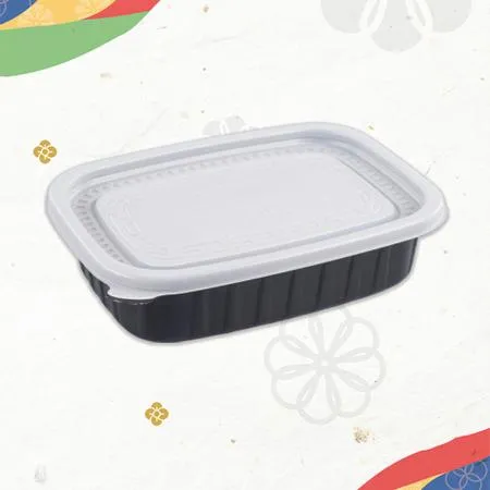 [BFP]사각 죽용기 소(흑색) 500개세트