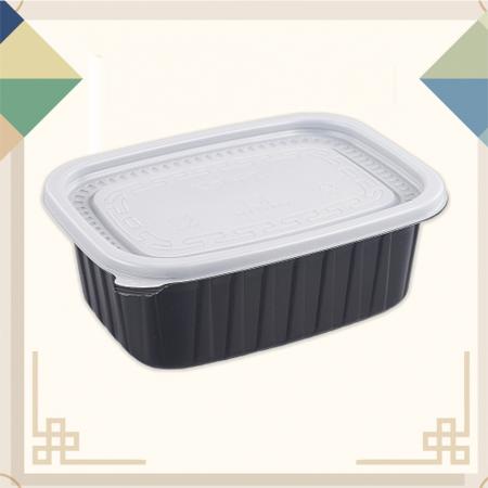 [BFP]사각죽용기 대(흑색) 500세트