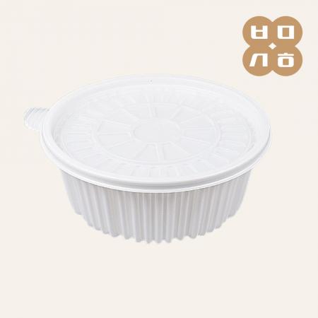 [FP] 210파이 탕용기(소) 백색 200개세트(몸통+뚜껑)
