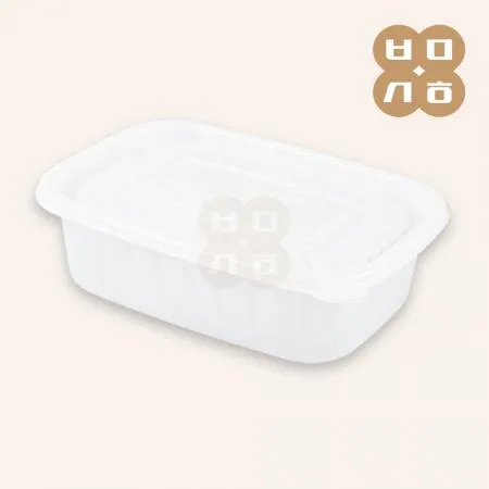 JH 신형 죽용기 중 반투명 500개세트(몸통+뚜껑)