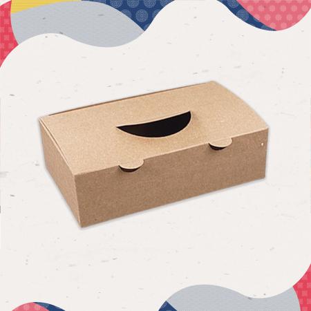 [YB] 크라프트 치킨박스 [소] 무지 200개(1박스)