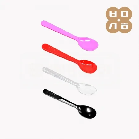 [BW]일회용 아이스크림스푼 대(분홍) 벌크포장 4000개