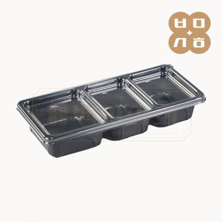 PET 3칸 반찬용기 600개세트 BKSD (합포장)