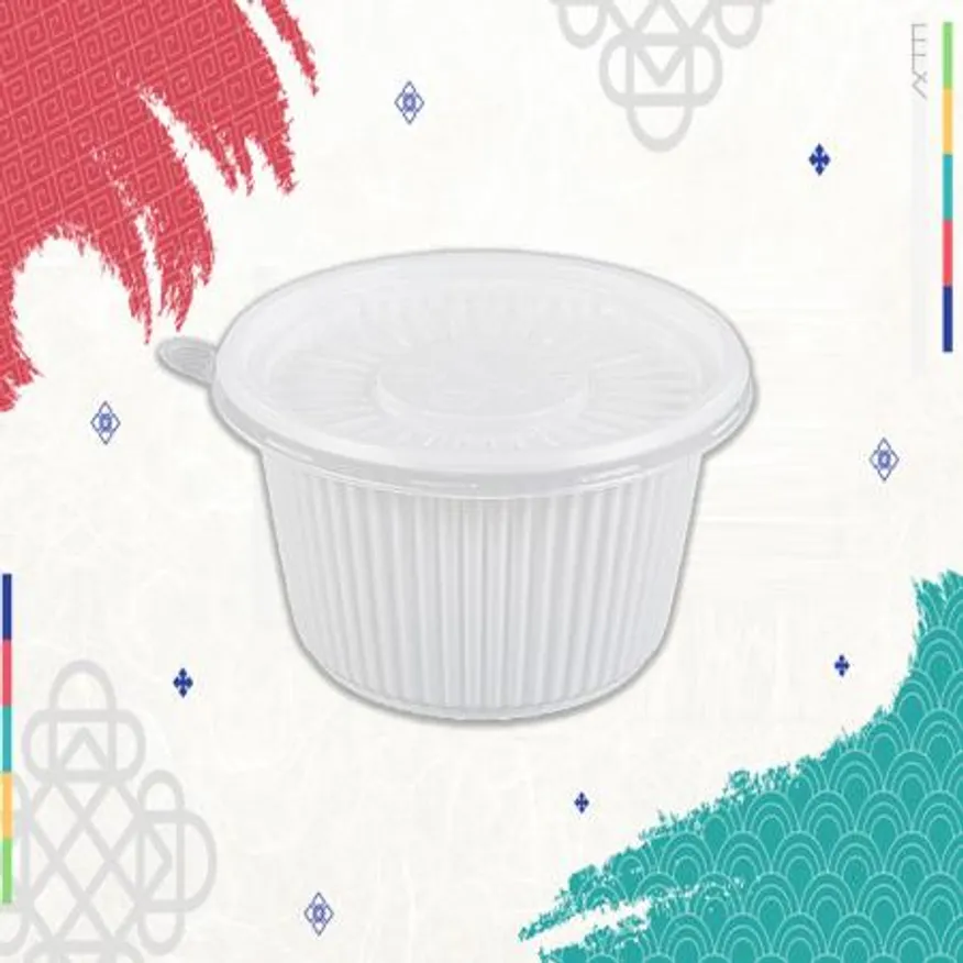 105파이 국물용기 대 백색 KNP 1000개세트 (합포장) 이미지