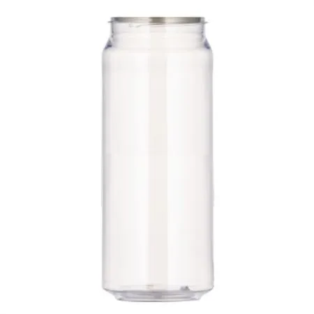 캔시머 투명캔 500ml(무인쇄) + 안전캡(핑크) 100세트
