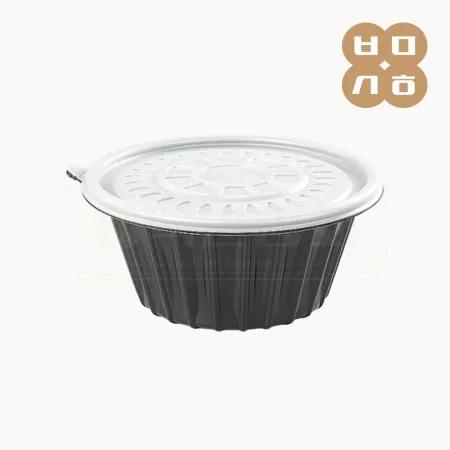 [CN]195파이 면용기 대(흑색) 200개세트