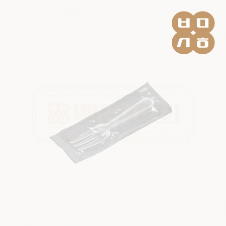 [TY] 일회용 세발미니포크 개별포장 투명 1박스10000개