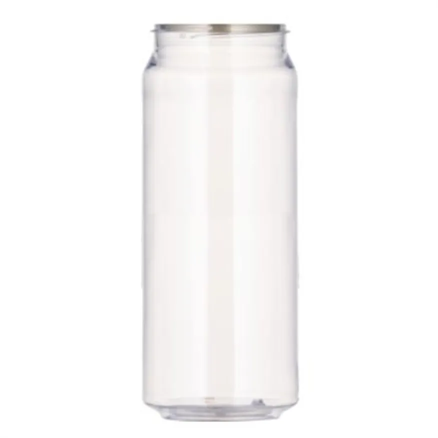 캔시머 투명캔 500ml(무인쇄) + 풀오픈캡(레드) 100세트 이미지