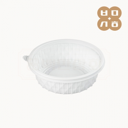 [배송지연] [AJ]일회용 195파이 미니탕용기(백색) 소 200개 세트 1인분 배달 포장