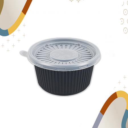 105파이 국물용기 중 흑색 KNP 1000개세트 (합포장)