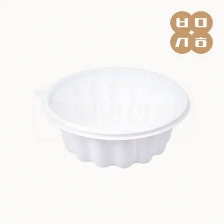 [JH] 일회용 195파이 냉면용기 구형 소 백색 200개세트(합포장)