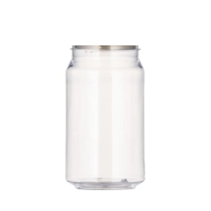 캔시머 투명캔 350ml(무인쇄) + 원터치캡(골드) 135세트 이미지