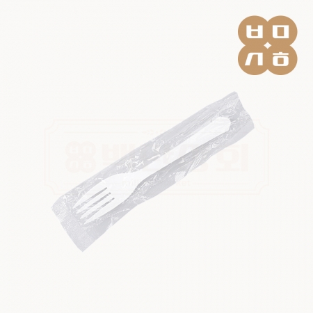 [TY] 일회용 다용도A 포크 개별포장 아이보리 1박스1500개