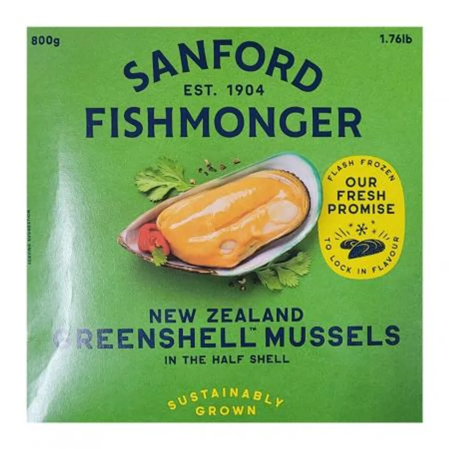 그린쉘 냉동 자숙그린홍합 800g 이미지