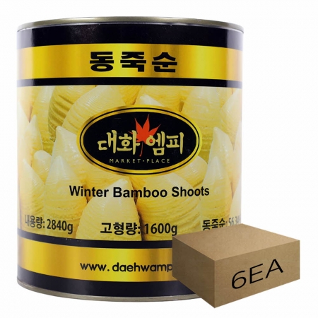 1박스) 대화엠피 동죽순 3kg x 6개입