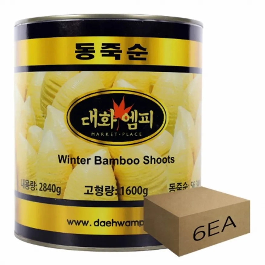 1박스) 대화엠피 동죽순 3kg x 6개입 이미지