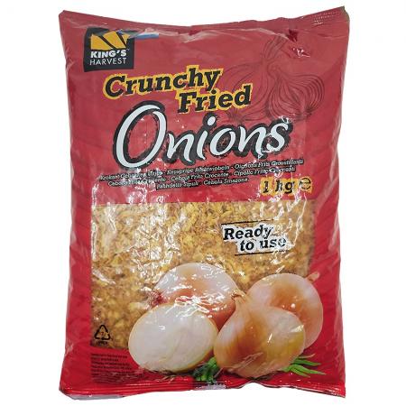 [유통기한 26년 6월] 킹스하베스트 크리스피어니언 튀긴양파토핑 후레이크 1kg