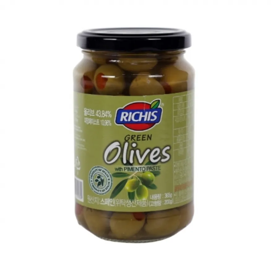 리치스 그린올리브 홀 365g 이미지
