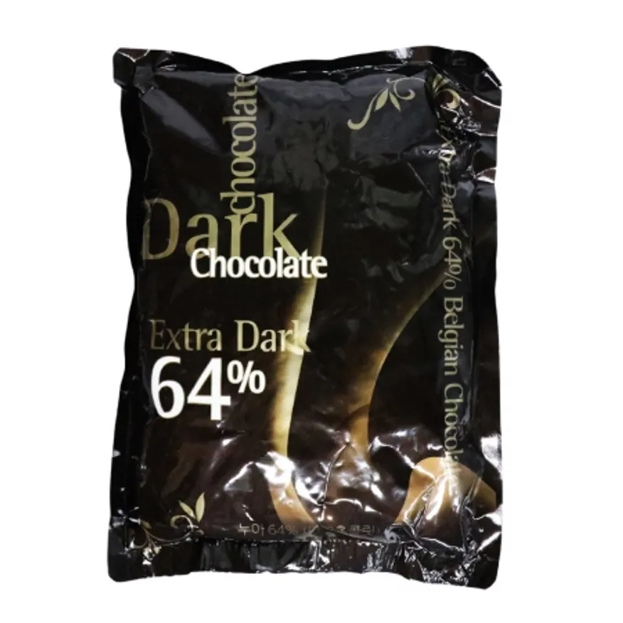 선인 카길 다크초콜릿 코인 누아64% 1kg 이미지