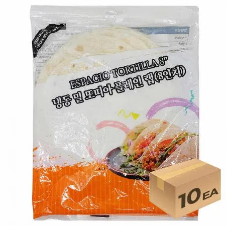 1박스) 에스파씨오 냉동 밀또띠아 8인치 50g x 12장입 x 10개입