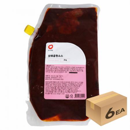 1박스) 소스공방 냉장 닭볶음탕 소스 2kg x 6개입