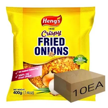 1박스) 헹스프라이드 크리스피어니언 크런치 양파후레이크 400g x 10개입