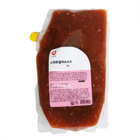 소스공방 냉장 스위트 칠리소스 2kg [사은품 증정(주문건당 1인 1개)]