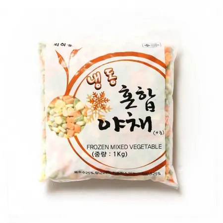 냉동 야채믹스 4종(외식용) 1kg 이미지
