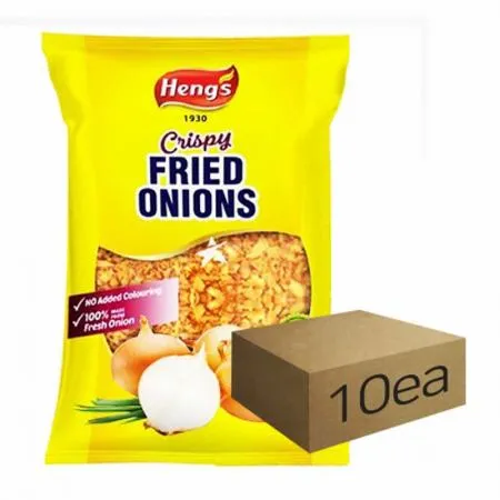 1박스) 헹스 크리스피어니언 튀긴양파토핑 후레이크 1kg x 10개입  [사은품 증정]