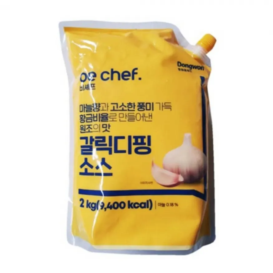 동원홈푸드 비쉐프 냉장 갈릭디핑소스 2kg 이미지