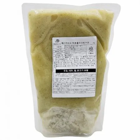 에스파씨오 냉동 브로컬리 크림스프 2kg