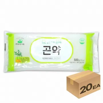 1박스) 도미식품 곤약 500g x 20개입
