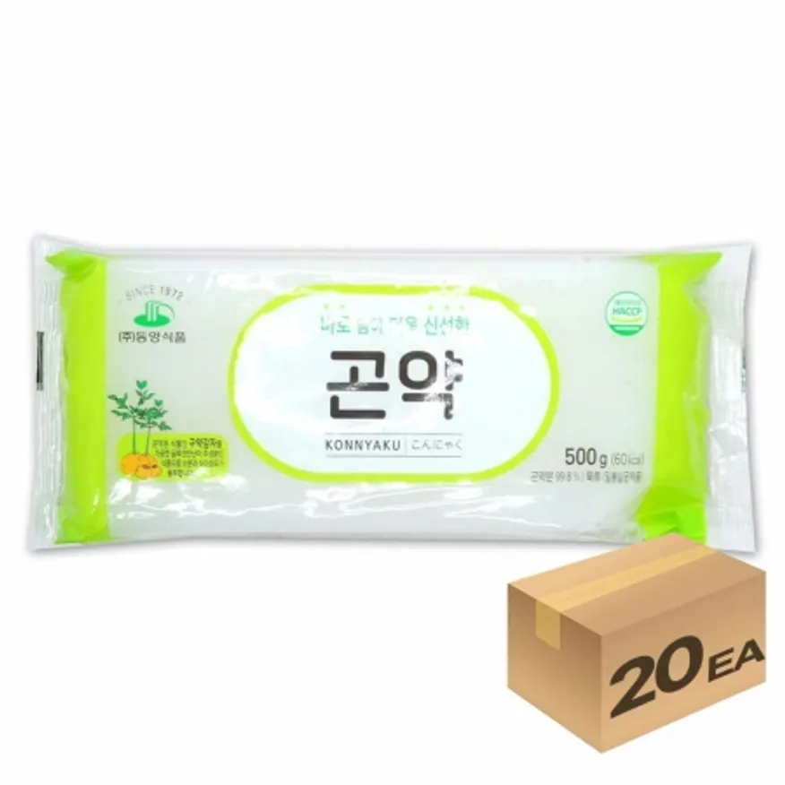 1박스) 도미식품 곤약 500g x 20개입 이미지