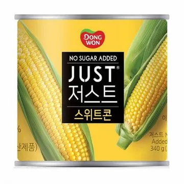 동원 저스트 노슈가 스위트콘 340g