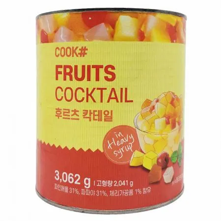 쿡샵 필리핀산 후르츠칵테일 3kg