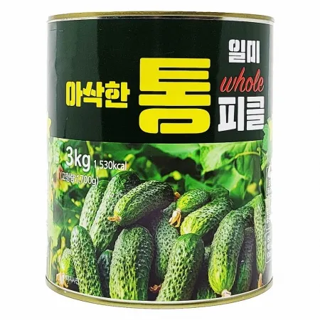 일미 아삭한 통 오이피클 홀 3kg