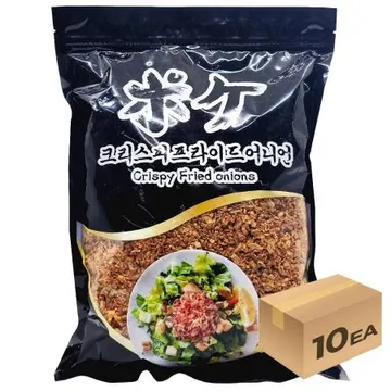 1박스) 포케 크리스피어니언 튀긴양파토핑 후레이크 1kg x 10개입