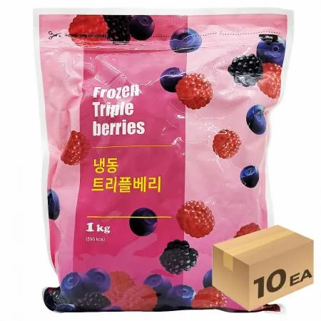 1박스) 맥그로우앤마리 냉동 트리플베리 1kg x 10개입 이미지