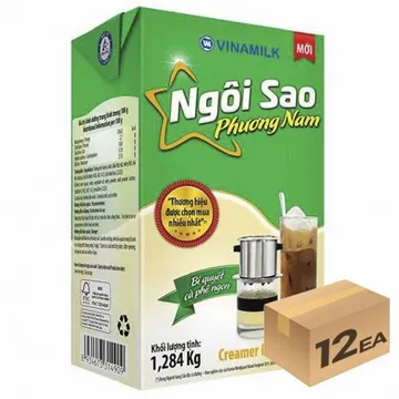 1박스) 비나밀크 응오이 사오 퐁남 베트남 연유 1284g x 12개입