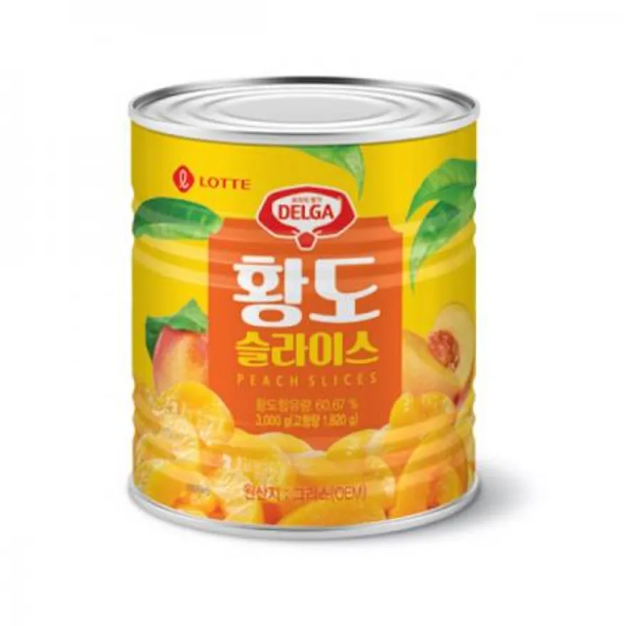 롯데 삼강 황도 그리스산 3kg 6개 1박스 이미지