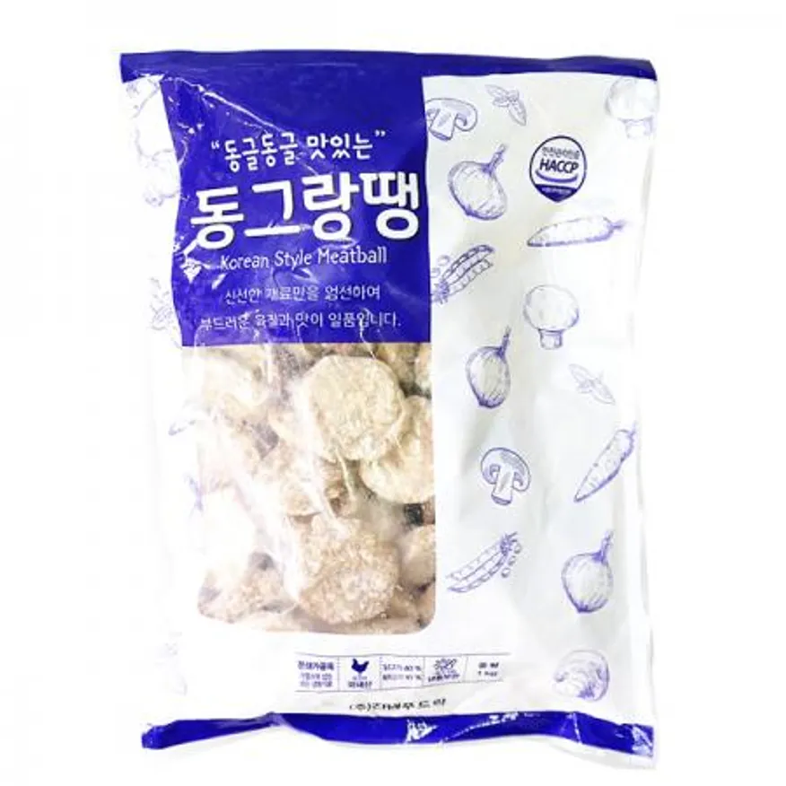 전원 푸드락 동그랑땡 1kg 10개 1박스 이미지