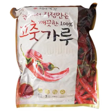장모님 고춧가루 3kg 6개 1박스 중식용 고운굵기